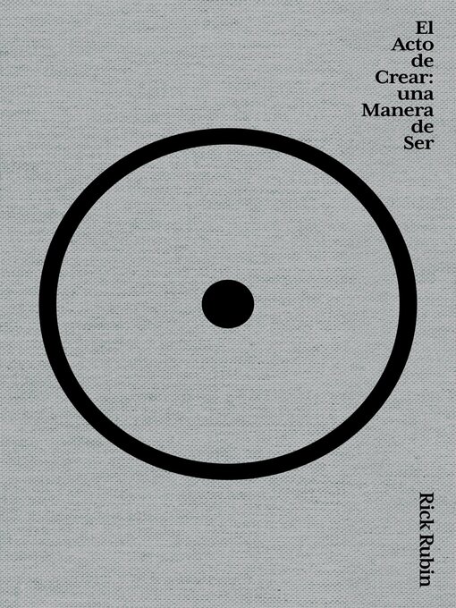 Title details for El acto de crear by Rick Rubin - Wait list